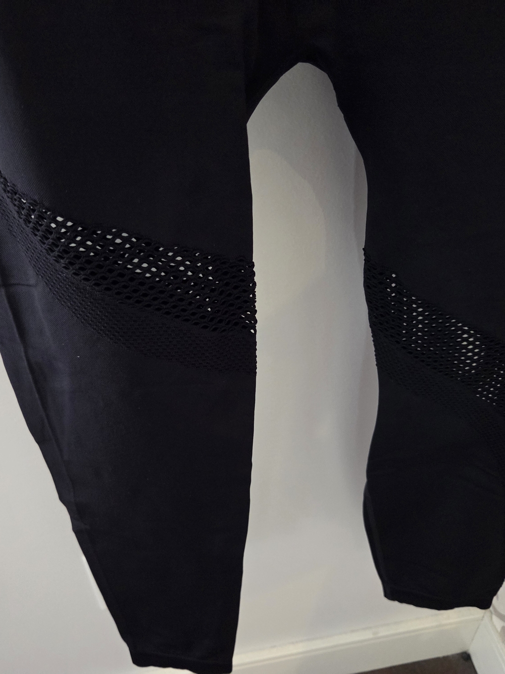 ZYIA Black Mesh Panel Leggings